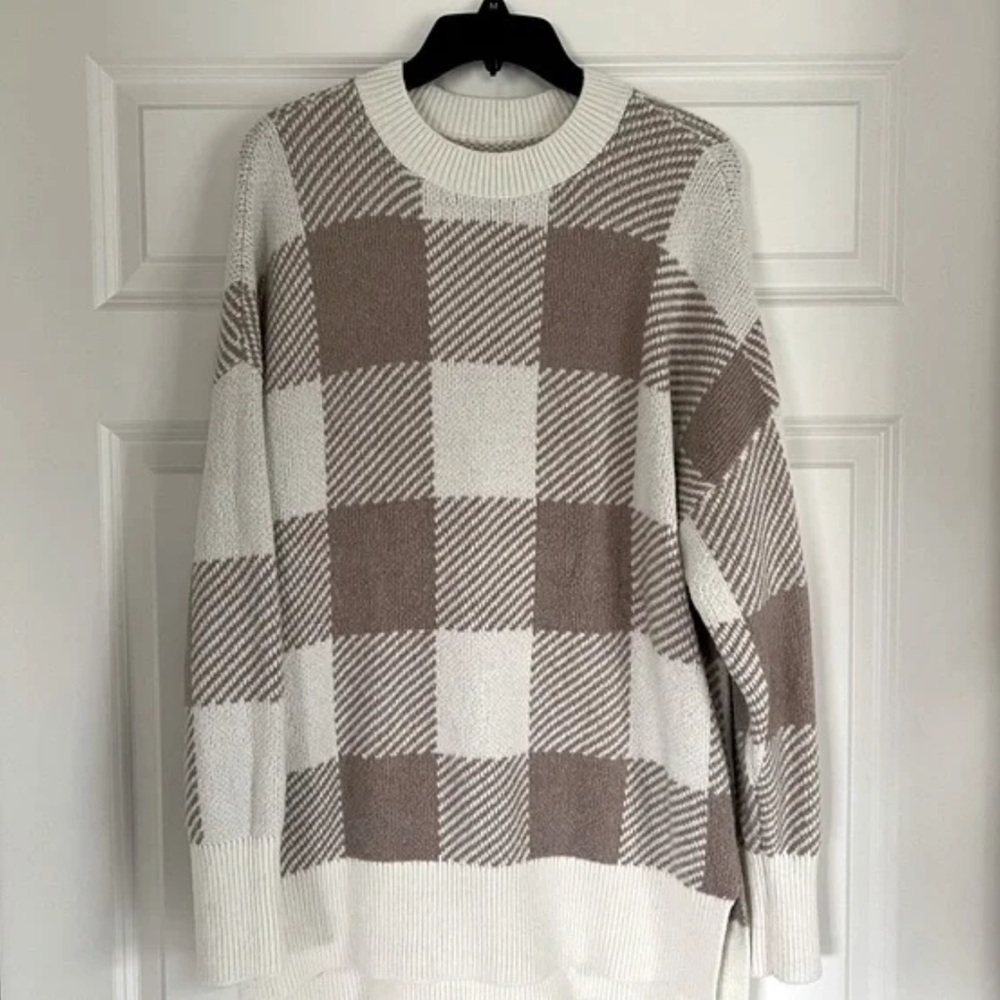 Abercrombie Super Soft Oversized Checker Print Sw… - image 2